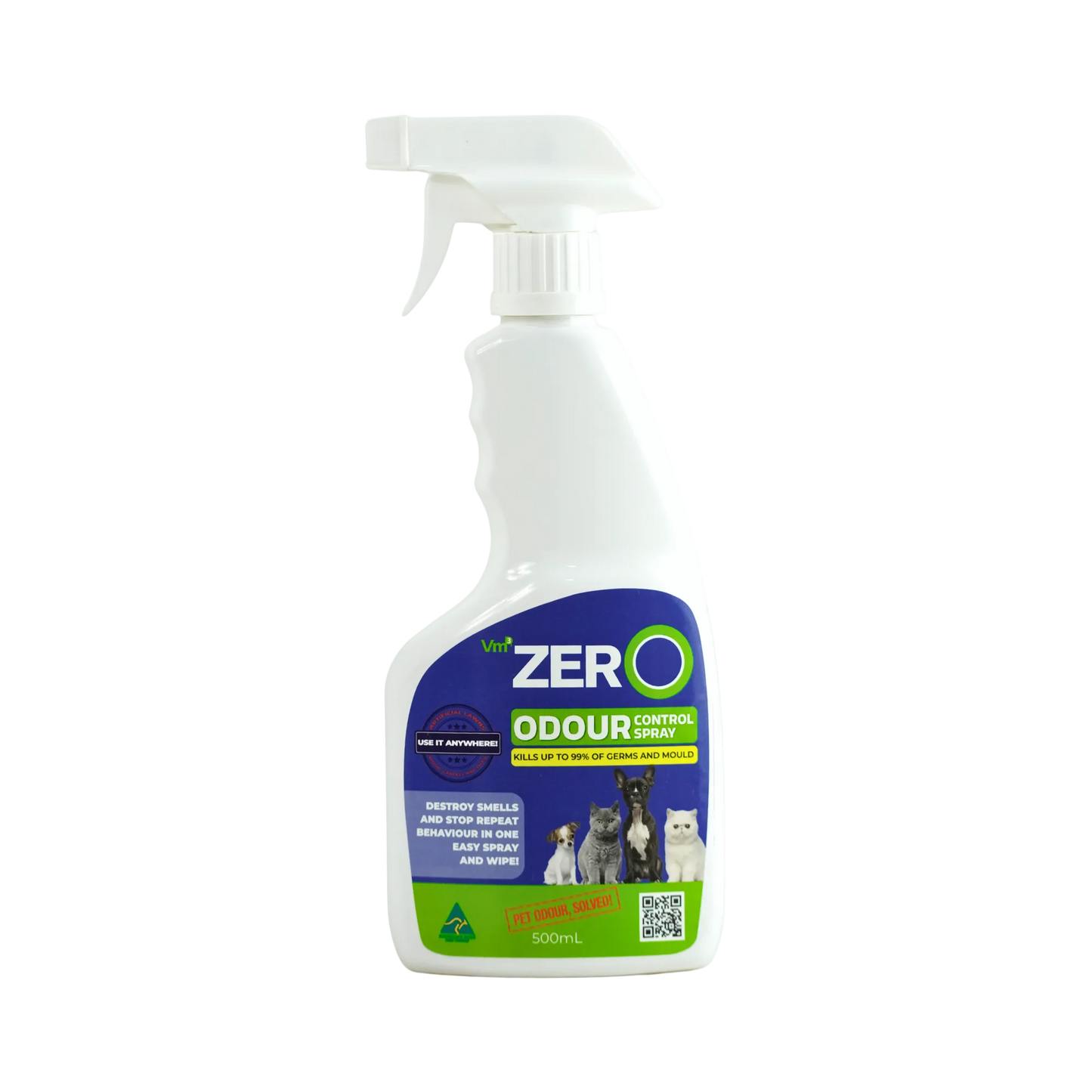 Vm3Zero® Odour Control Spray 500ml