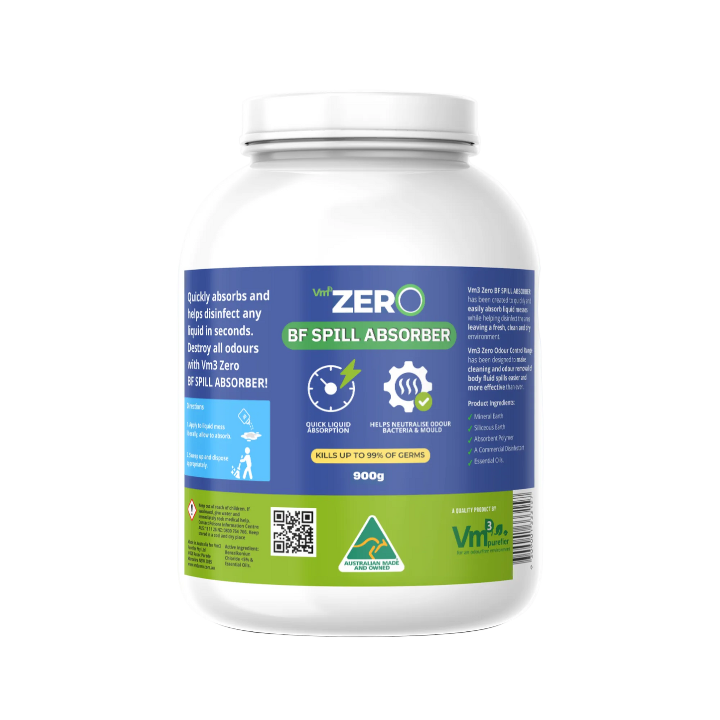 Vm3Zero® Body Fluid Spill Absorber